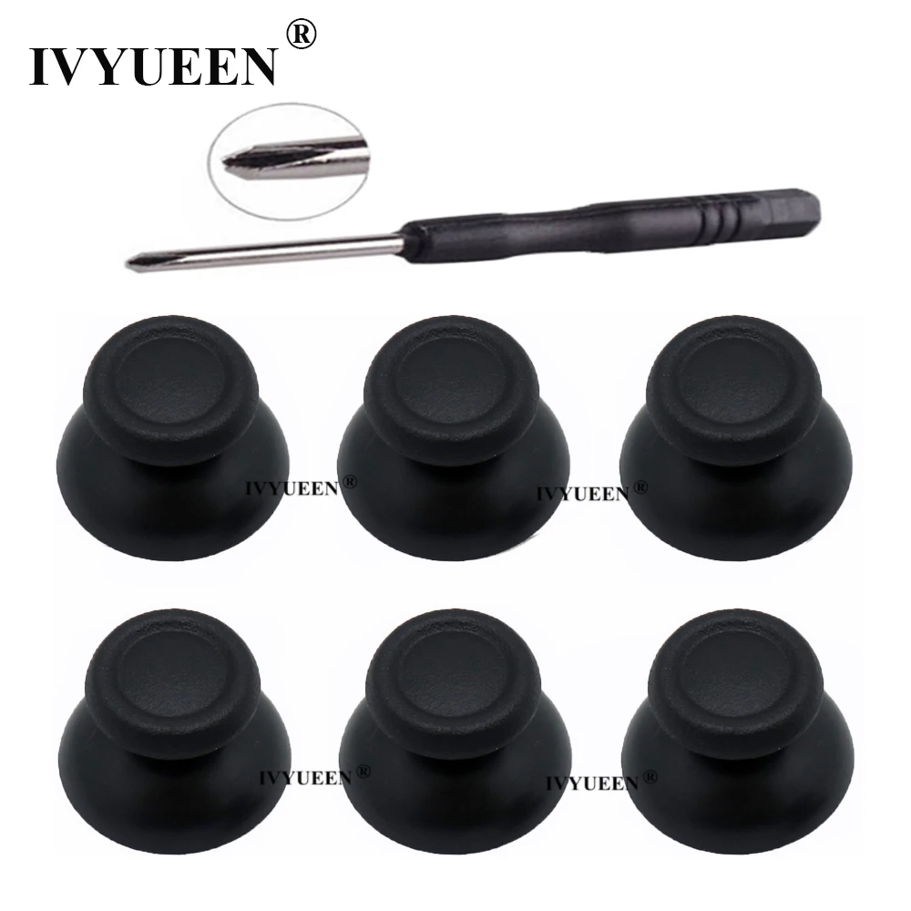 Black Analog Stick and LED Light Bar Sticker Set