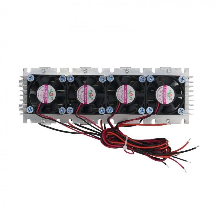 

12V 4 Chip TEC1-12706 Thermoelectric Peltier Air Radiator Refrigeration Cooler