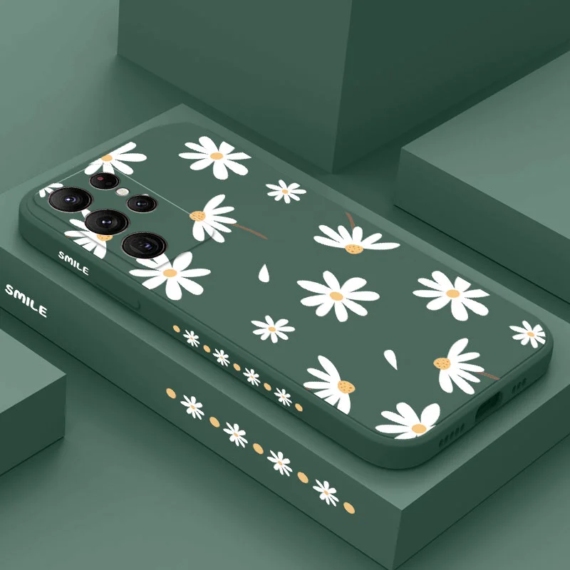 Elegant Plain Daisies Phone Case Cover