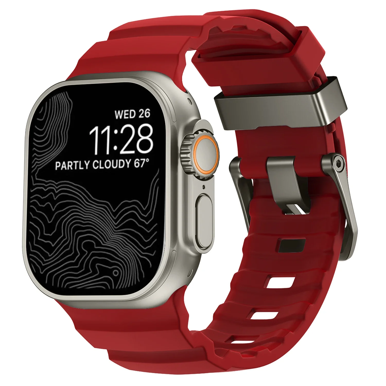 Trail Soft Silicone High-End Wristband Bracelet