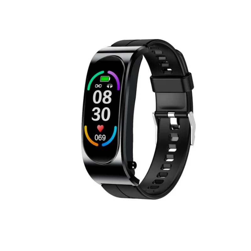 

Bluetooth-гарнитура F2pro с шагомером, пульсометром и оксиметром