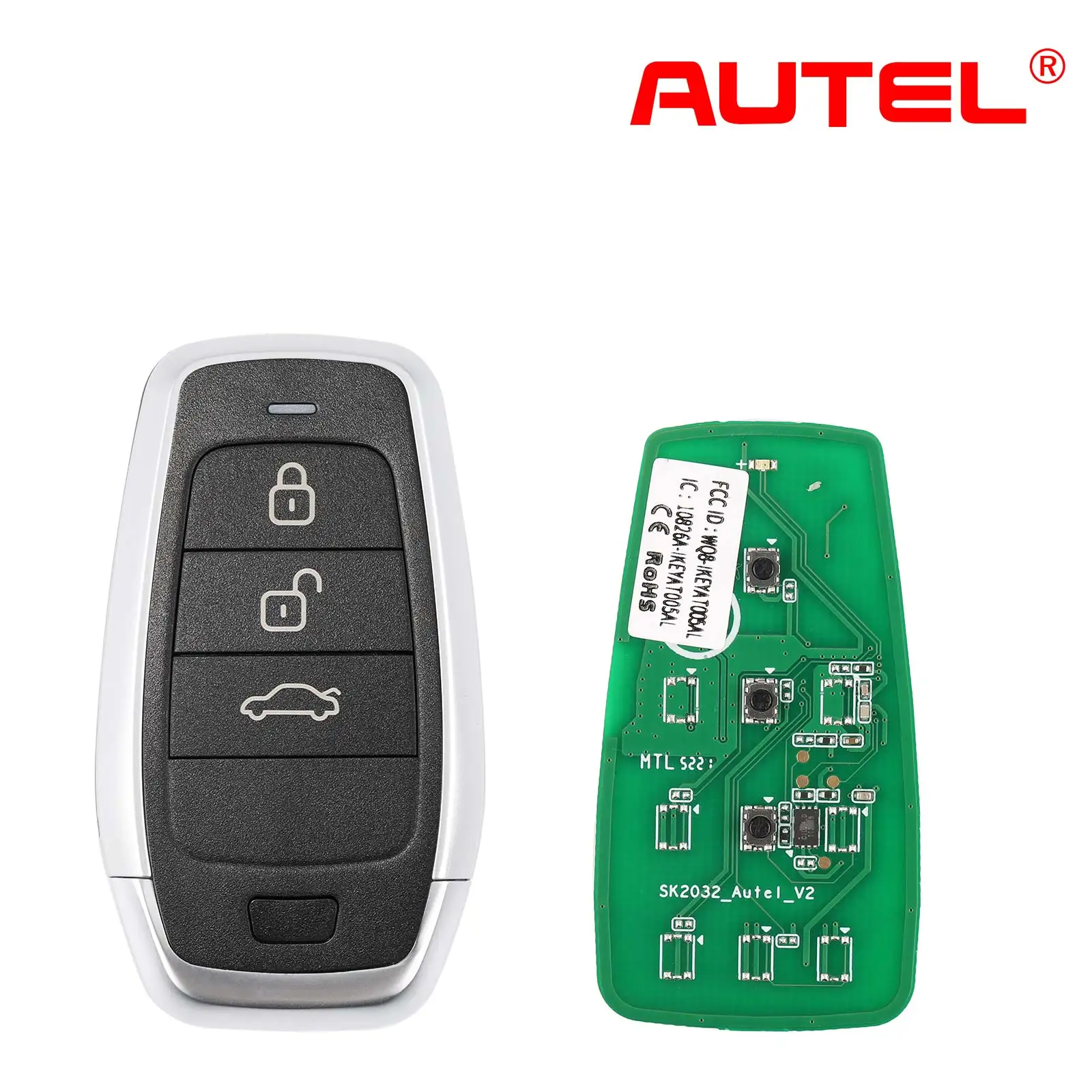 

AUTEL IKEYAT003BL 3 Buttons Independent Universal Smart Key 5pcs/lot