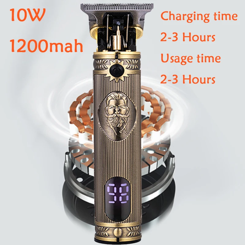 T9 Cordless Electric Hairber Shaver Hair Trimer Home Appliances Travel Barber Razors Shaving Machine for Men Trimmer Man 6