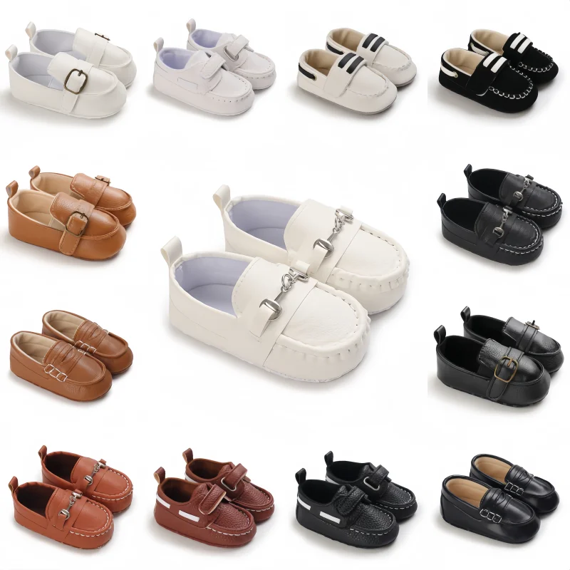 Newborn Baby Walking Shoes Boys Fashion Lefu Shoes Leisure First Step Walker 0-18M