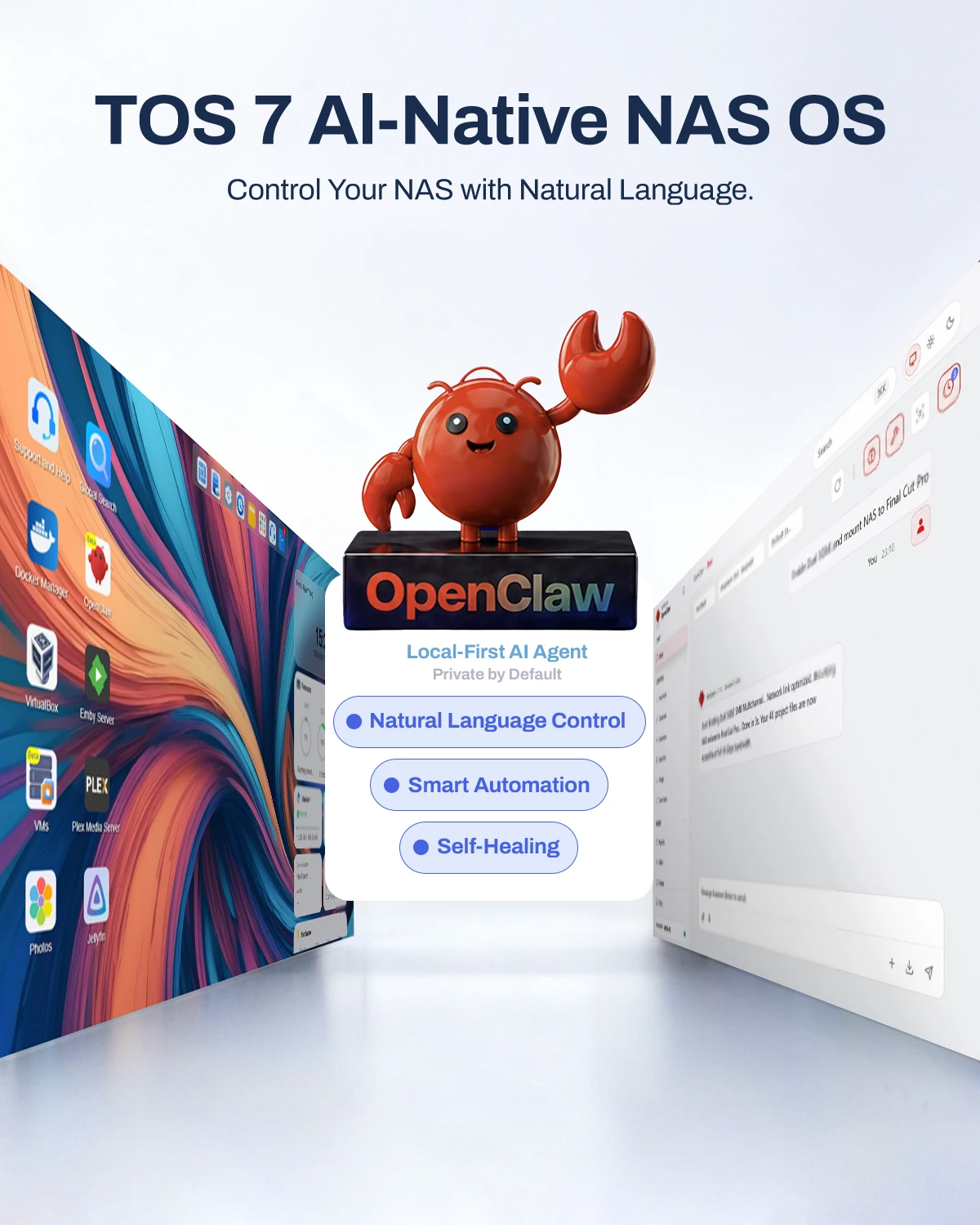 TERRAMASTER F4-425 Pro NAS 스토리지 - 4베이 코어 i3-N305 8코어, 8GB RAM, 팀워크용 네트워크 연결 스토리지(디스크 없음)