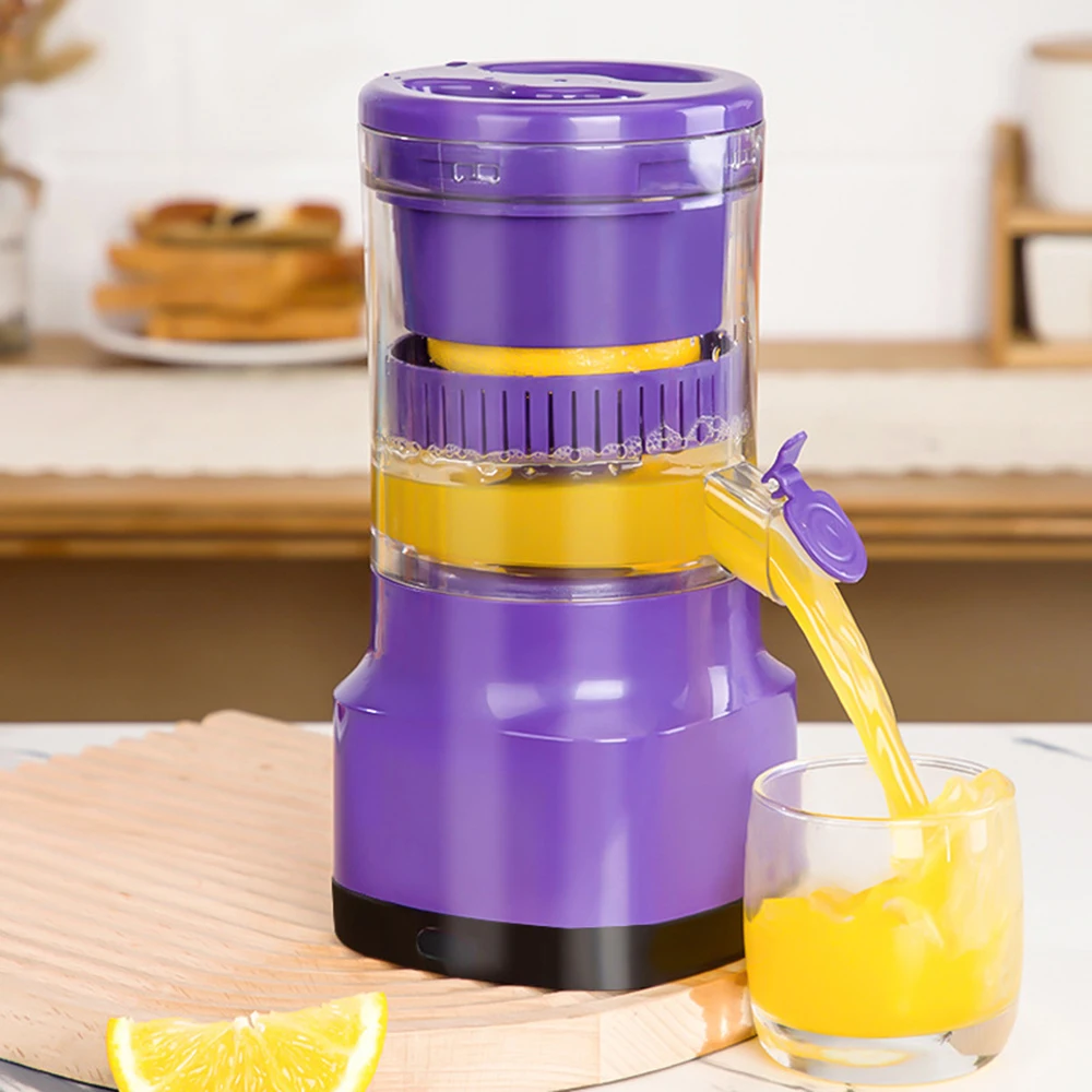 

USB Mini Electric Juicer Portable Charging Fruit Orange Lemon Blender Smoothie Milkshake Maker Kitchen Automatic Fresh Squeezer