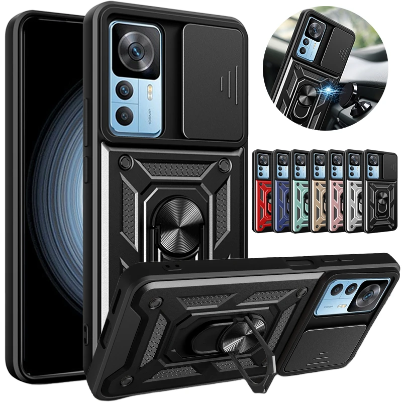 Young & Ming 2 Custodie Per Xiaomi 12 / 12X: 1 Trasparente E 1 Nera, Cover Sottili In TPU Antiurto Con Paraurti