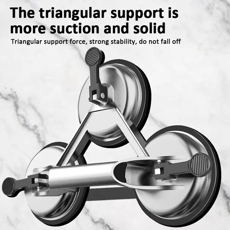 Glass Suction Cup Lifter Tile Suction Cup 150Kg Vacuum Lifter for Granite Metal Wood Panel Manual Lifting Heavy Vacuum Spreader