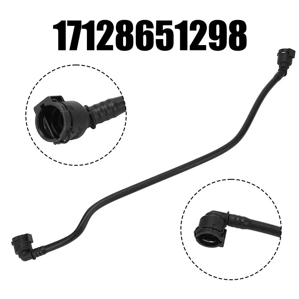 1pc Car Engine Coolant Over Flow Hose Tube For BMW X3 X4 2011- L4 17128651298 Replacement Automobiles Parts Engine Radiator Hose Connector