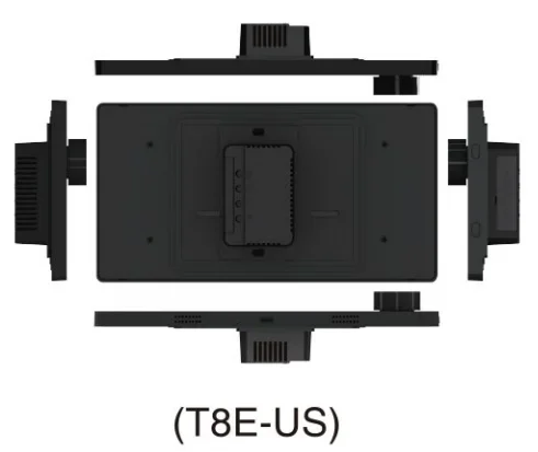 맞춤형 스마트 홈 제어 게이트웨이 지지대, 스마트 가전용 모듈 (ZigBee/KNX/Z-Wave) 설치, 8 인치
