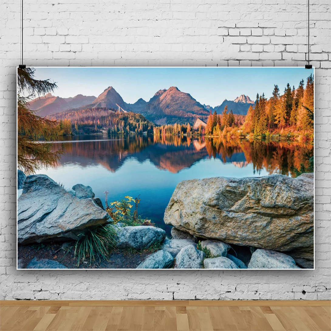 Natuur Landschap Achtergrond Waterval Water Berg Bos Bloem Lente Herfst  Landschap Achtergrond Fotografie Banner Props - AliExpress, image size:1090x1090