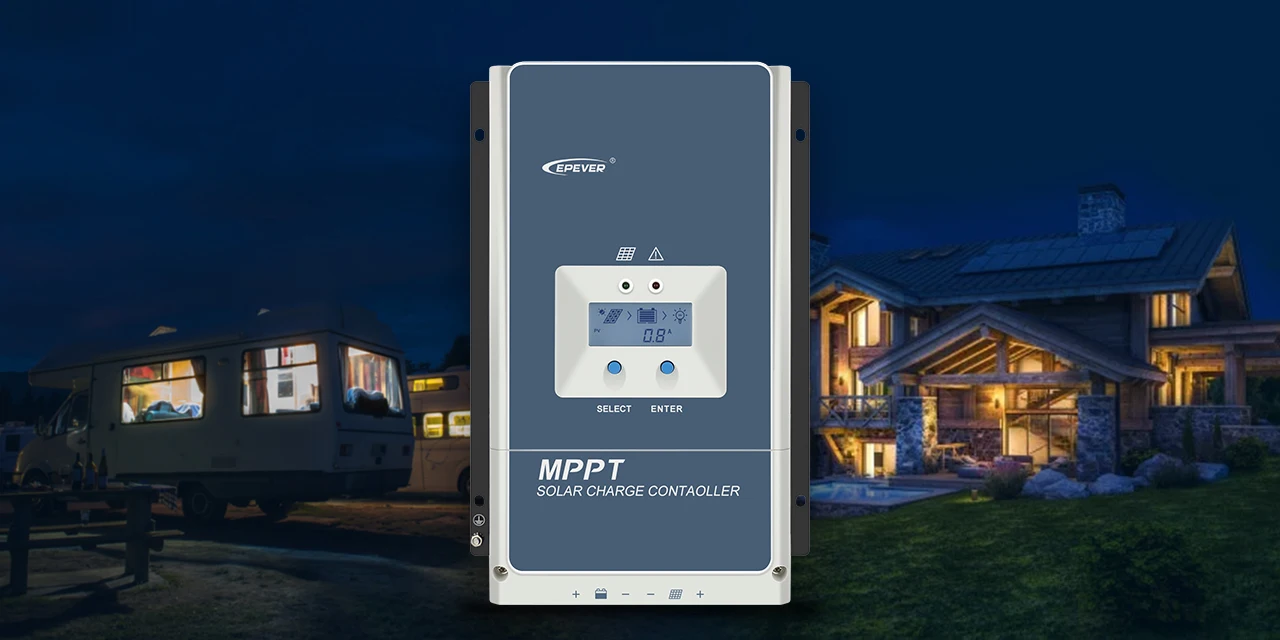 Description Picture 2 of itemEPEVER 100A 80A 60A 50A MPPT Solar Charge Controller 12/24/36/48V Auto Battery Regulator Max Panel PV 150V 200V Tracer AN Series