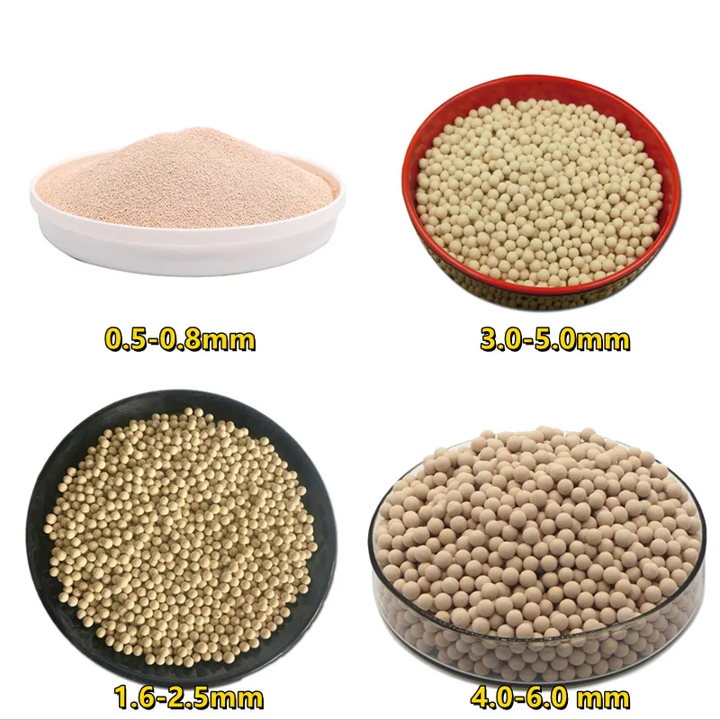 Zeolite 0.5mm-0.8mm 4-6mm 5-8mm 3A 4A 5A 13X Molecular Sieve for oil and gas chemical