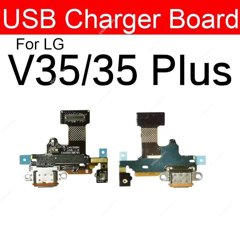 For LG V30 V35 V35 Plus V40 V50S USB Charger Port Flex Cable USB