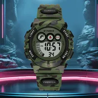 SYNOKE Student Sport Watches For Kids Colorful Electronic Watches 50M Waterproof Clock Children Digital Watch For Boys Girls 2