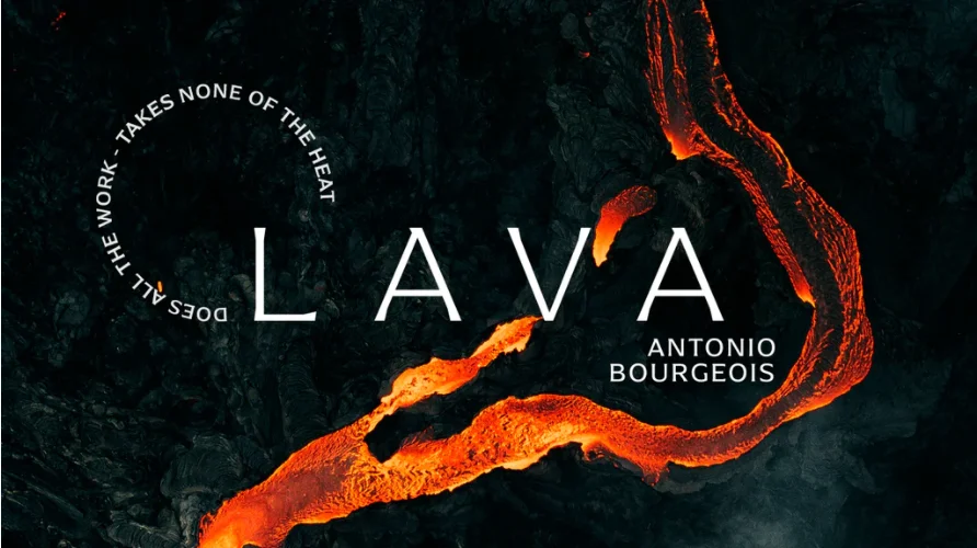 

2023 Lava монет Через карту Gaff-Волшебные трюки