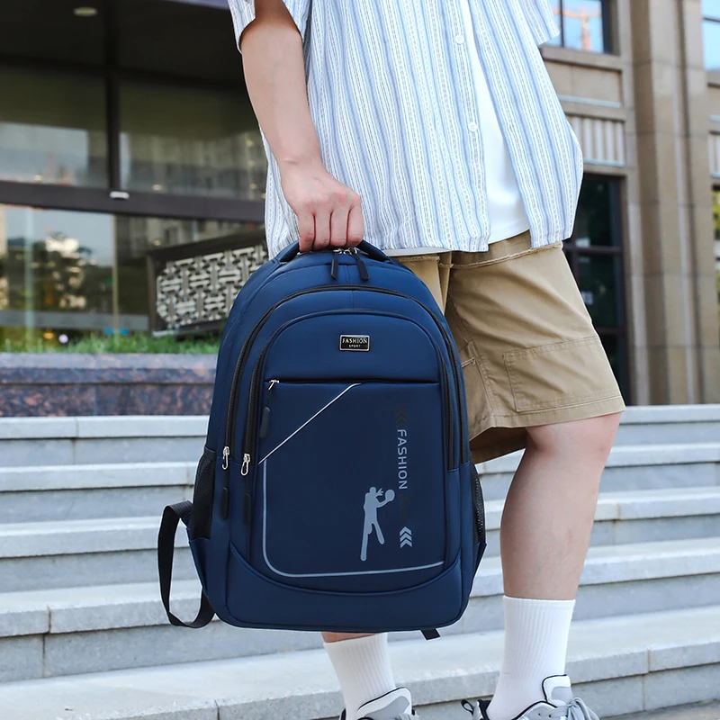 Large-capacity backpack with multi-functional laptop compartment, the perfect choice for school, short trips, and work