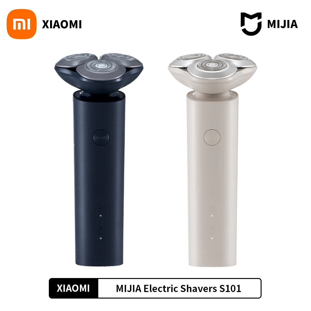 Electric Shaver XIAOMI MIJIA Men's Electric Shavers S101 Beard Trimmer Portable Razor Hair cutting machine Dry Wet Shaving IPX7 Waterproof hair clipper electric shaver hair trimmer electric razor rotary shaver
