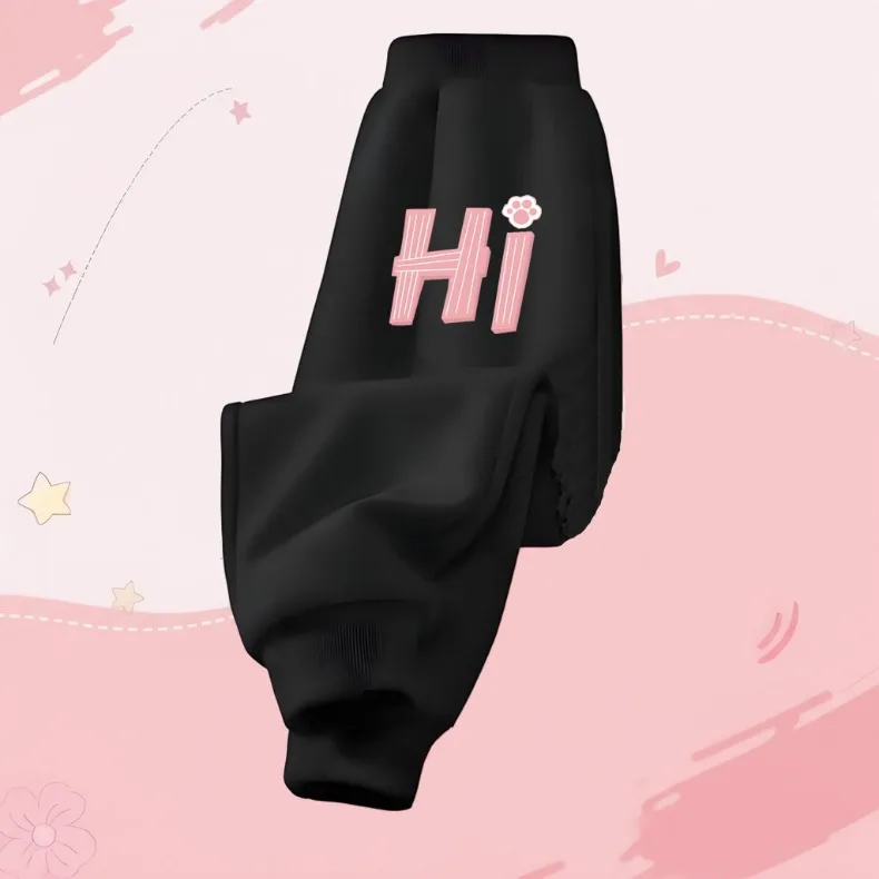 Frühling und Herbst Mädchen Casual Hosen Mode Gedruckt Kinder Hohe Taille Sport Hosen Kinder Bequeme Jogger Jogginghose Neue – Detail 4
