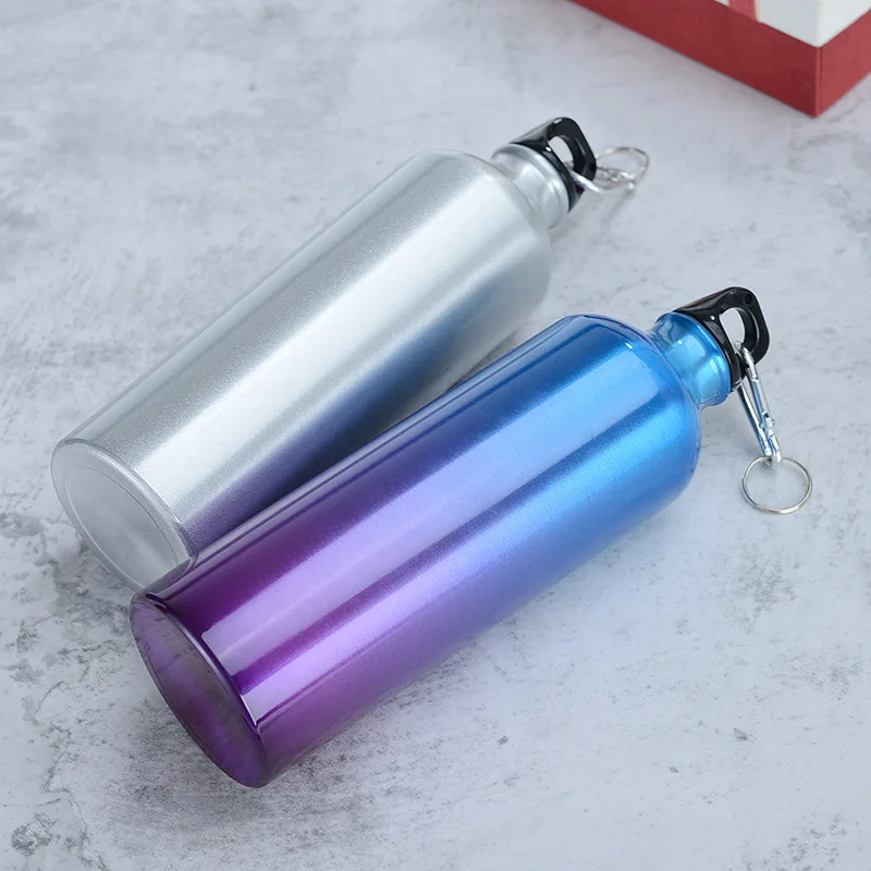 Alloy Sport Water Bottle 750ml Hiking Camping Cycling Water Bottle Kettle with Buckle