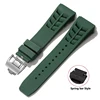 High Quality Natural Rubber Watchbands For Richard Mille Original Watch Strap Silicone Bracelet Raw Ear Type 25mm-20mm