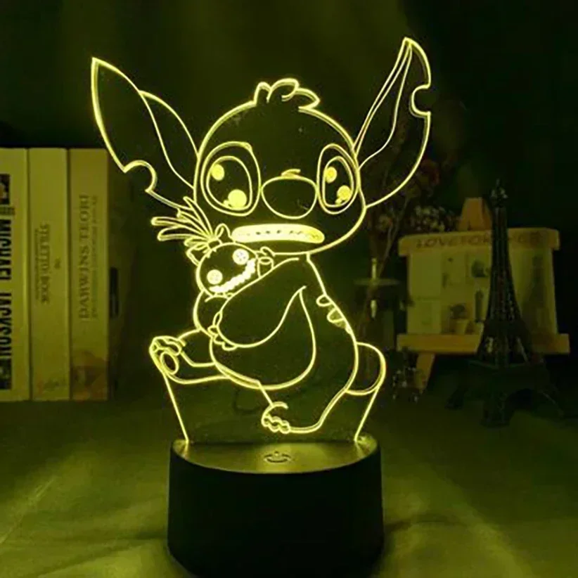 thumbnail image 1 of Lámpara LED con figuras de anime en 3D, Iron Man, Spiderman, figuras de acción de Disney, lámpara LED para dormitorio de niños, juguetes, modelo de decoración, regalo para niños, 1 of 5