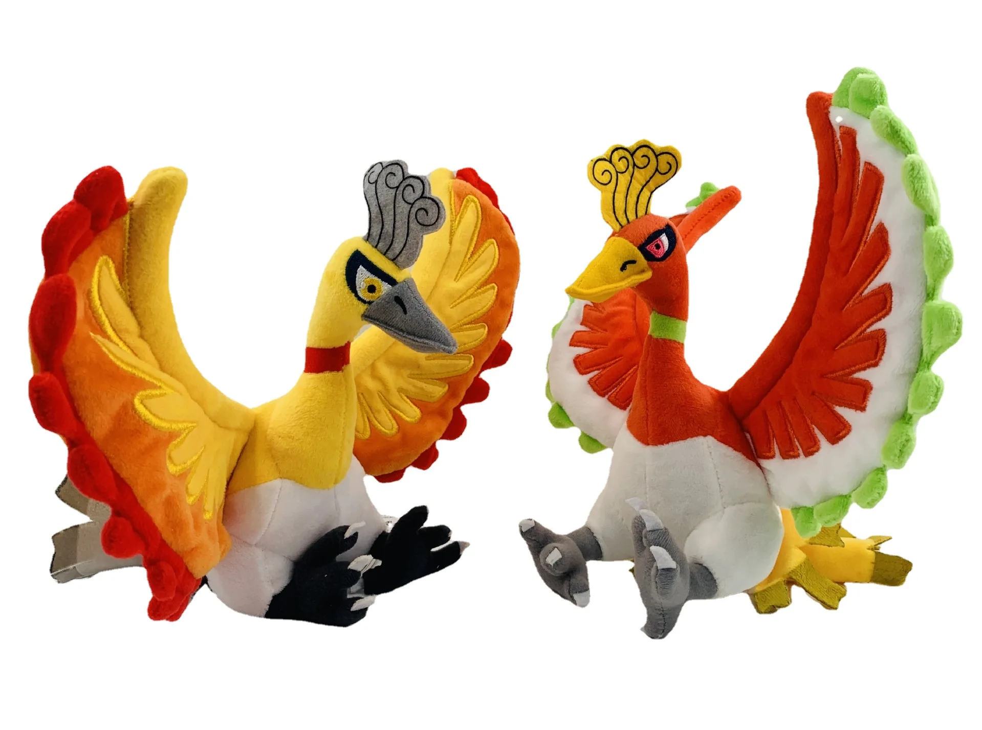 Cartoon New Pokemon Decor Toy 25Cm Zapdos Articuno Moltres Shiny Ho-Oh Soft Doll Ornamento Da Collezione Regalo Per Bambini Amici