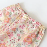 Japanese-style kimono cotton fresh style pajamas suit female casual spring and summer pajamas pajamas two-piece home service - Image 6
