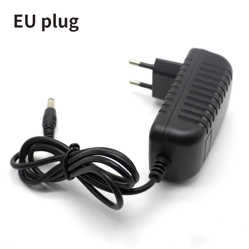 12V2A AC 100V-240V Converter Adapter DC 12V 2A 2000mA Power Supply EU Plug 5.5mm x 2.1-2.5mm for LED CCTV