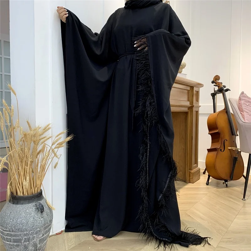 Robe Djellaba Vestidos Femme Kaftan Dubai Abaya Turkey Muslim Fashion Hijab Dress Islam Clothing Dresses Abayas For Women Caftan