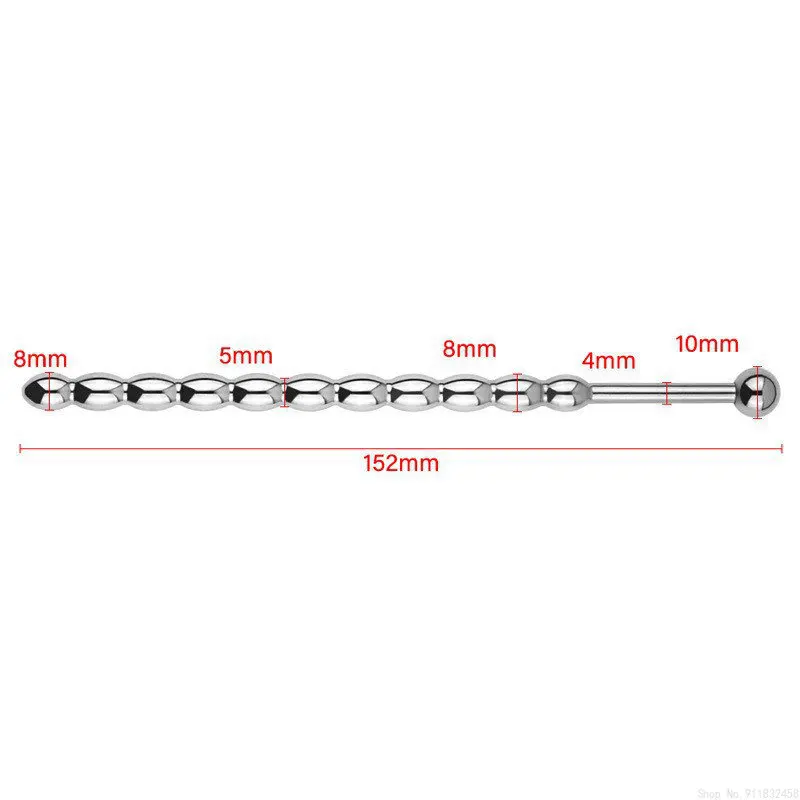 Male Stainless Steel Urethral Plug Urethral Dil Sounding Penis Plug Urethra Stimulate Dilator Masturbation Rod Sex Toys For Men