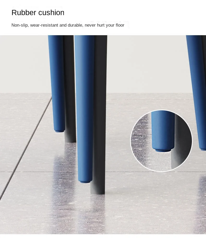 Description Picture 5 of itemIHOME Hollow Nordic Modern Minimalist Hot Selling Plastic Dining Chair Thickened Home Economic Makeup Stool Office Desk Chair