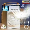 Portable Fan Air Conditioners USB Electric Fan LED Night Light Water Mist Fun 3 in 1 Air Humidifie for Home 1