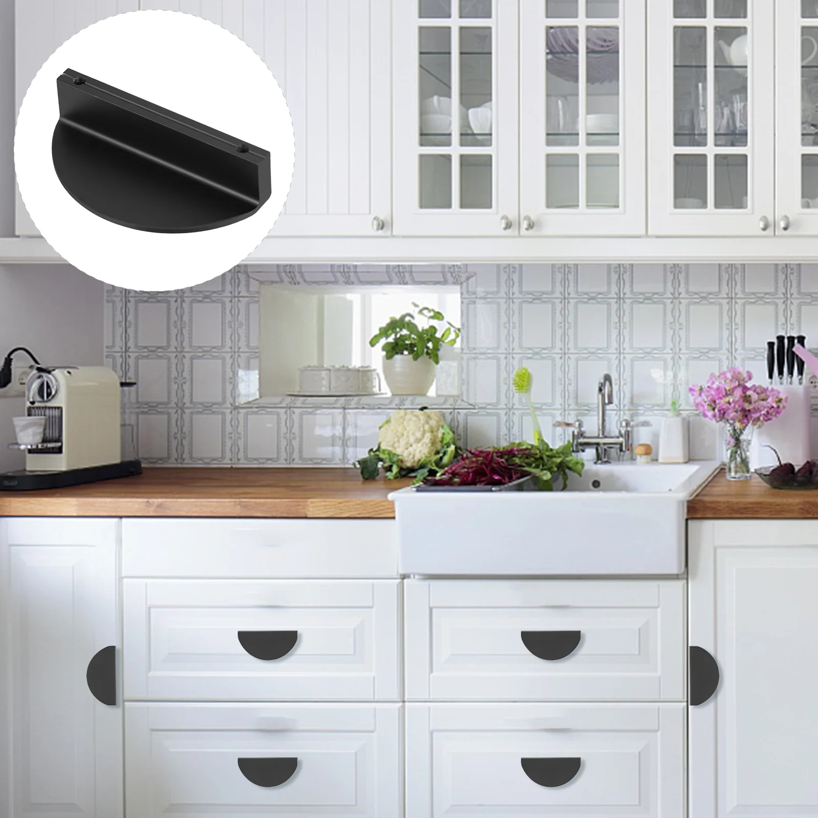 4 Pcs Handle Wardrobe Door Knob Cabinet Handles Sliding Furniture Exterior House Visit Drawer Pull Home Light Luxury Models