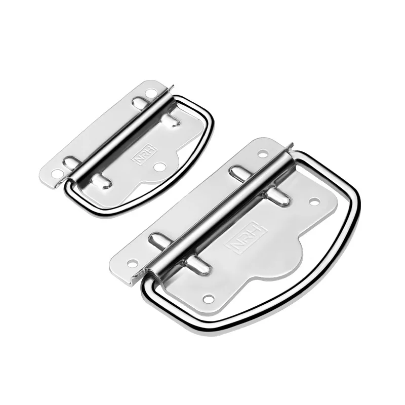 

1 PCS Toolbox Handle 304 Stainless Steel Chrome Plated Handle Industrial Iron Box Handle Wholesale