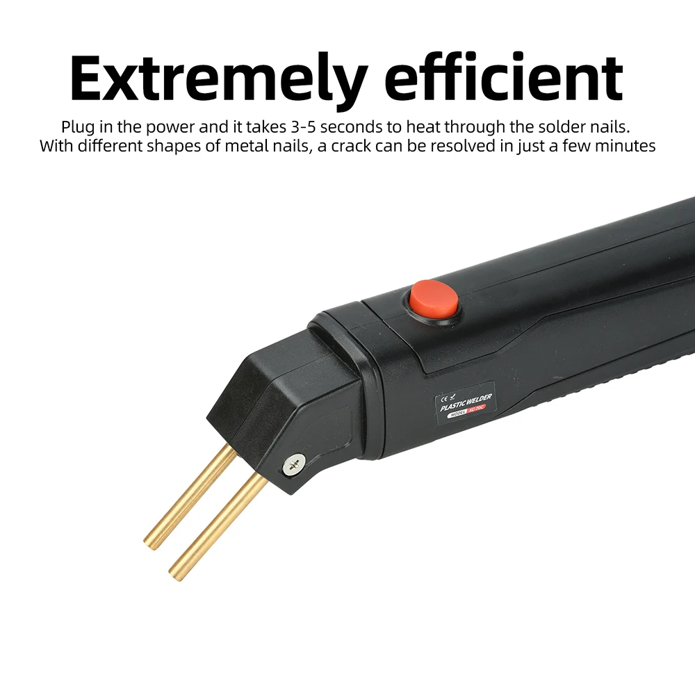 AC 220V XC-70C 100W 휴대용 플러그인 플라스틱 수리 용접기(유럽 표준에 따른 200PCS 용접 핀 포함)