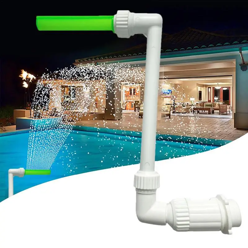 Pool-Waterfall-Fountains-Colorful-LED-Lights-Swimming-Pool-Fountain-Sprays-Pool-Water-Cooler-Sprinkler-Device-For.jpg Medence Vízesés Szökőkutak Színes Led -Es Lámpák Úszó Szökőkút Sprays Vízhűtő Sprinkler Készülék Az Udvar Dekorációjához - Image 5
