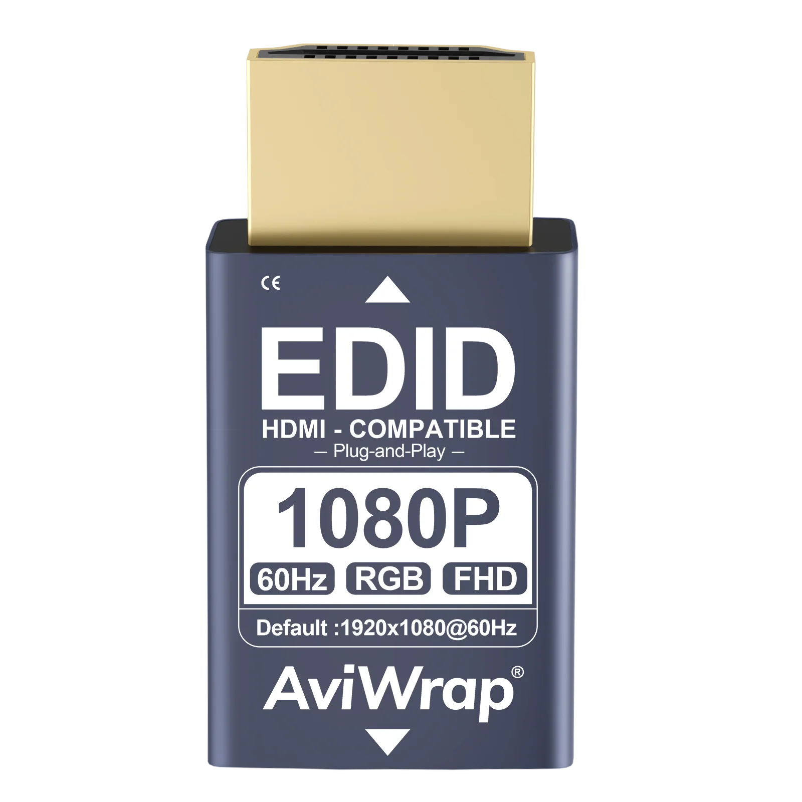 Enhanced HDMI EDID Emulator Passthrough Adapter - 1080p Virtual Display & EDID Manager