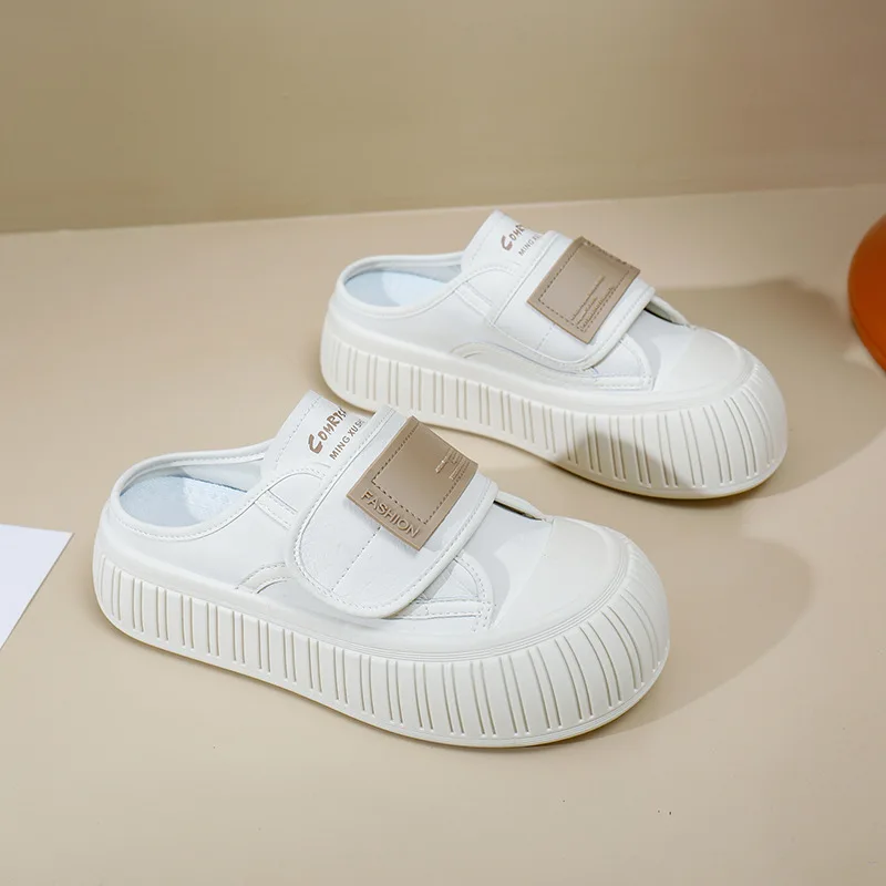 

2024 Summer New Korean Breathable White Shoes Women's Hollow Casual Sneakers Thick Sole Versatile Platform Shoes Women's Shoes