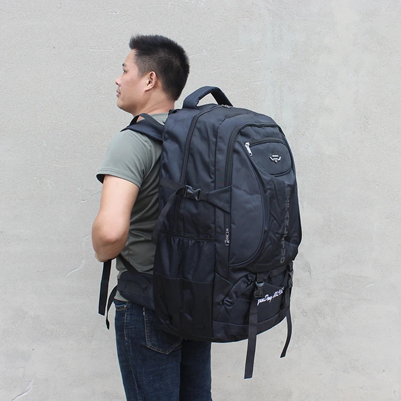 70L 85L Outdoor Hiking Backpack Waterproof Large Capacity Climbing Sports Bag Trekking Camping Mountaineering Travel Luggage Bag 3