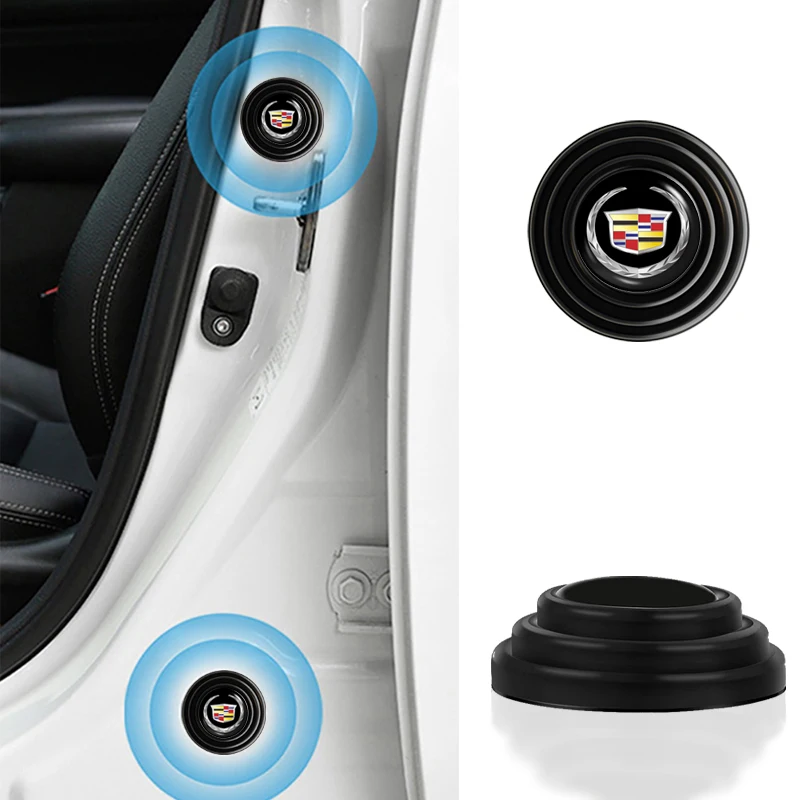 4Pcs Car Door Shock Stickers Absorber Shock Pad for Cadillac Escalade