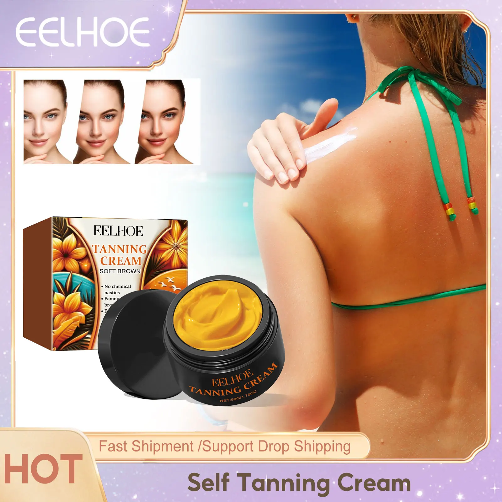 Shine Brown Crema Abbronzante Lozione Riparatrice Per Scottature Solari Olio Abbronzante Naturale Lozione Per Il Corpo Abbronzante A Lunga Durata Crem