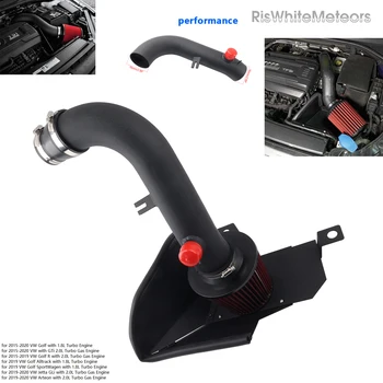 new performance For 2015-2020 VW Golf GTi R 1.8T 2.0T Audi A3 turbo engine Cold Air Intake kit + Heat Shield 1