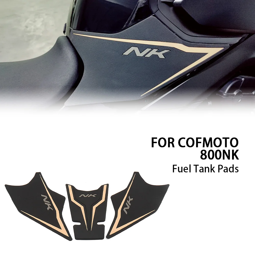 Motorcycle Gas Fuel Tank Sticker Protector Sheath Knee Tank Pad Grip Decal With Logo For CFMOTO 800NK 800nk 800 NK for kawasaki z900 17 20 motorcycle tank traction pad side gas knee grip protector anti slip sticker with a super strong 3m glue