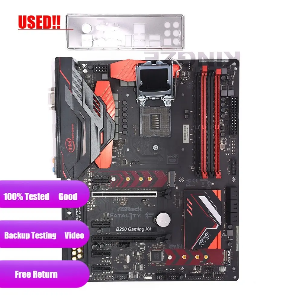 Suporte ASRock B250 Gaming K4 Original Desktop Motherboard B250 LGA1151
