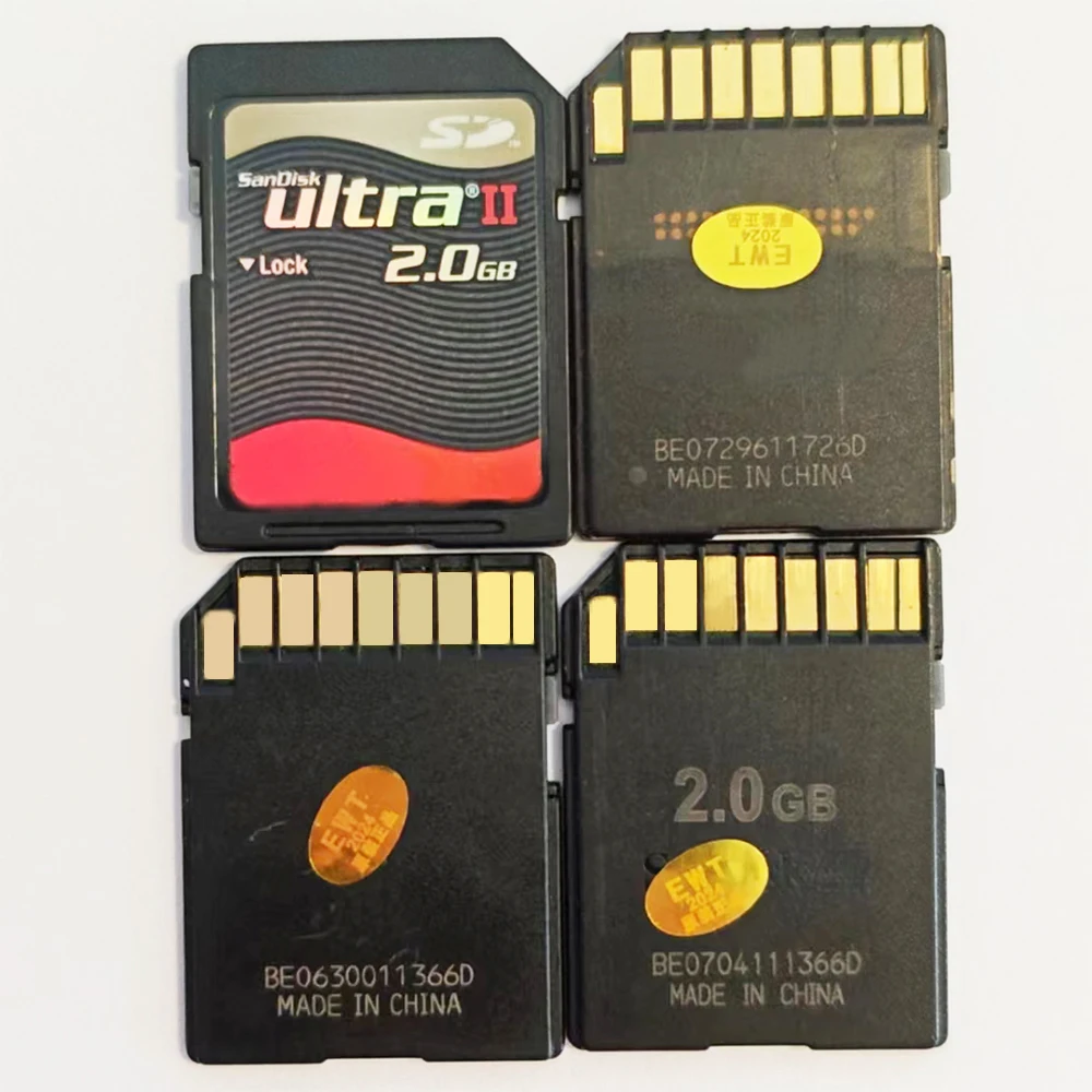 샌디스크 SD 카드 2GB 카메라 메모리 카드 (캐논, 파나소닉 CCD 디지털 카메라용 메모리 카드, 3D 프린터, CNC용 메모리 카드)