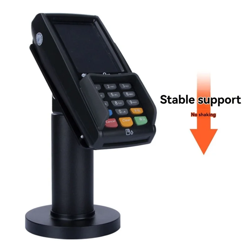 GW-POS 기기 스탠드, PAX S300/A35 POS 금전 등록기 카드 결제용 금속 디스플레이 스탠드, 높이 조절 가능 POS 스크린 스탠드