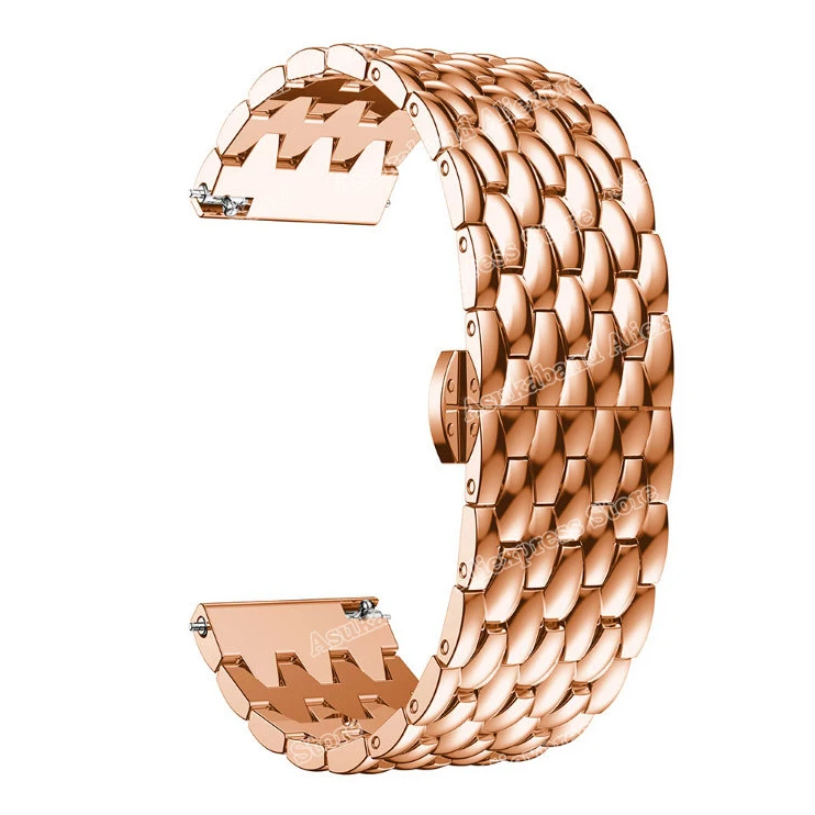 Universal Stainless Steel Quick Release Watch Band – 20mm & 22mm, Elegant Bracelet