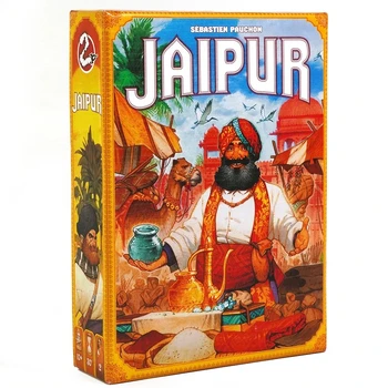 Jeu de société Jaipur - jeu de trading stratégique adapté aux enfants de 10 ans et plus, 2 joueurs, 30 minutes de jeu 1