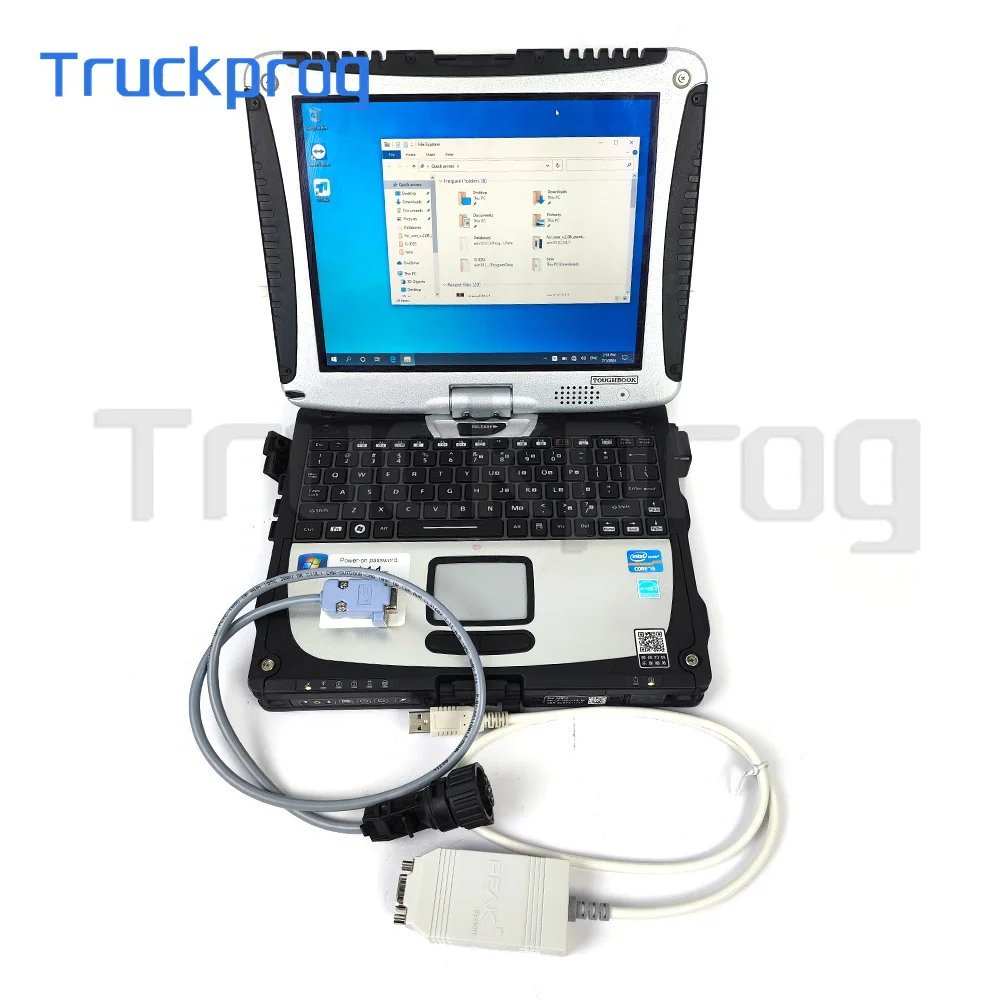 

CF19 Laptop+for Crown with Linde Cable Parts & Service RCAN-USB Connection for Still Linde VNA Forklift Truck Diagnostic Tool